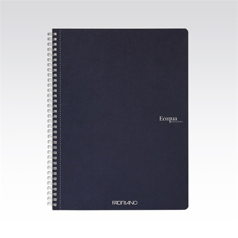 Fabriano Ecoqua A4 70lapos sötétkék kockás spirálfüzet Fabriano Ecoqua A4 70lapos sötétkék kockás spirálfüzet
