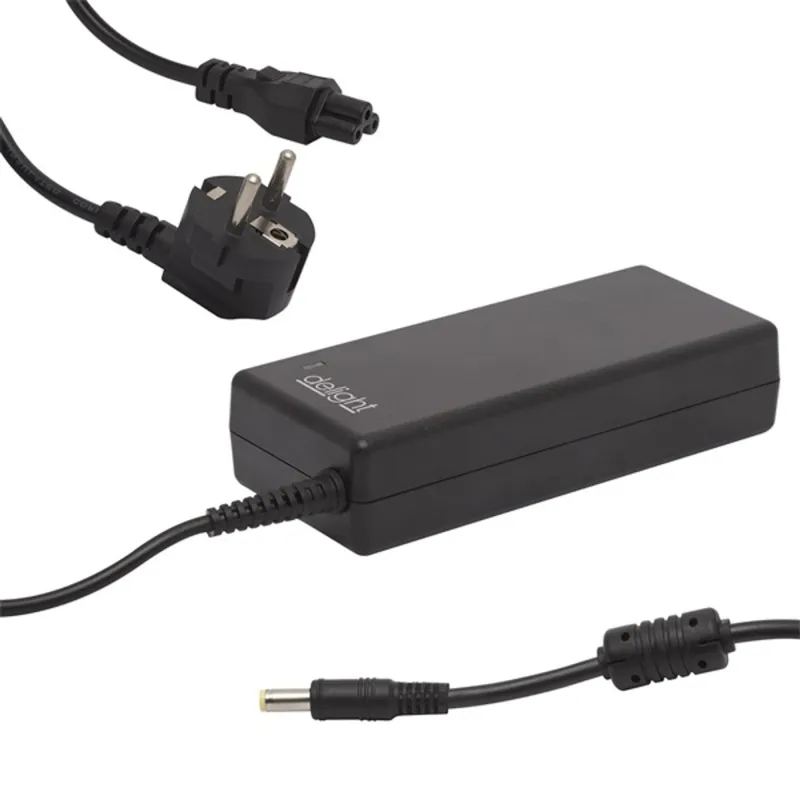 Delight Univerzális laptop/notebook töltő adapter tápkábellel Delight Univerzális laptop/notebook töltő adapter tápkábellel