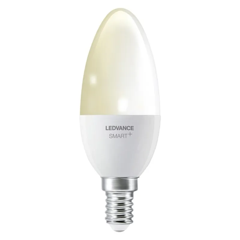 Ledvance Smart+ Bluetooth vezérlésű 5W 2700K E14, dimmelhető gyertya alakú LED fényforrás Ledvance Smart+ Bluetooth vezérlésű 5W 2700K E14, dimmelhető gyertya alakú LED fényforrás