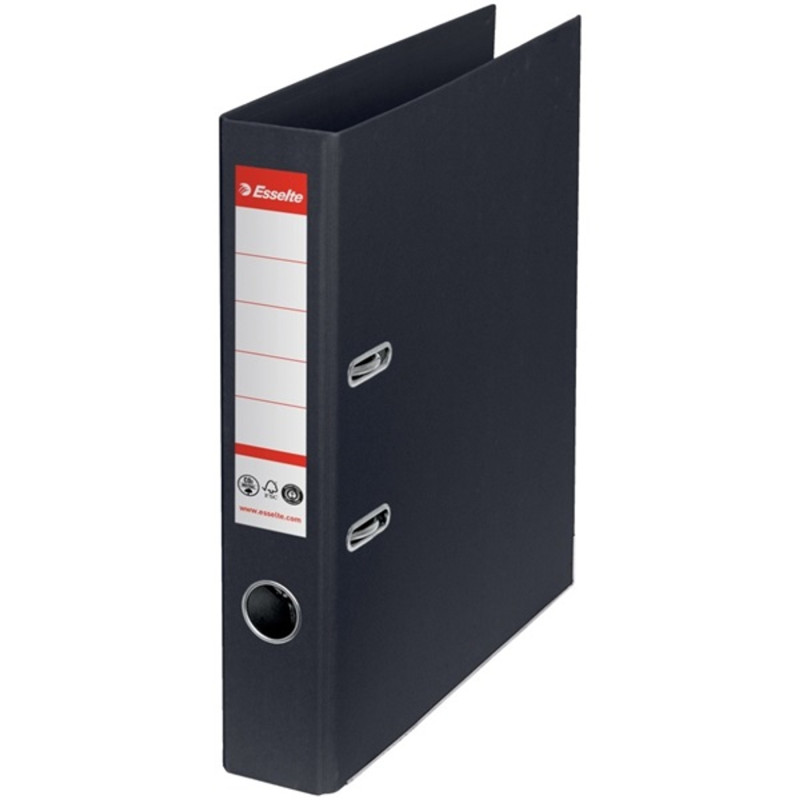 Esselte No.1 A4 50mm fekete CO2 semleges környezetbarát iratrendező Esselte No.1 A4 50mm fekete CO2 semleges környezetbarát iratrendező