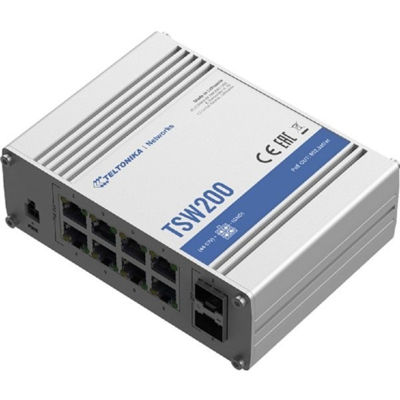 Teltonika TSW200 8-port Switch Teltonika TSW200 8-port Switch