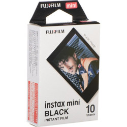 FUJIFILM Instax Mini Film Glossy Black Frame (10lap)