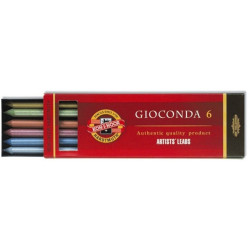 Koh-I-Noor 4380 Giconda Metallic 5,6mm 6 különféle színű irónbél
