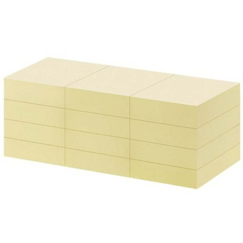 Office Depot 38x50mm újrahasznosított öntapadós 12db sárga jegyzettömb Office Depot 38x50mm újrahasznosított öntapadós 12db sárga jegyzettömb