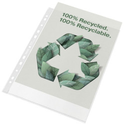 Esselte Recycled A4 narancsos 100db lefűzhető genotherm