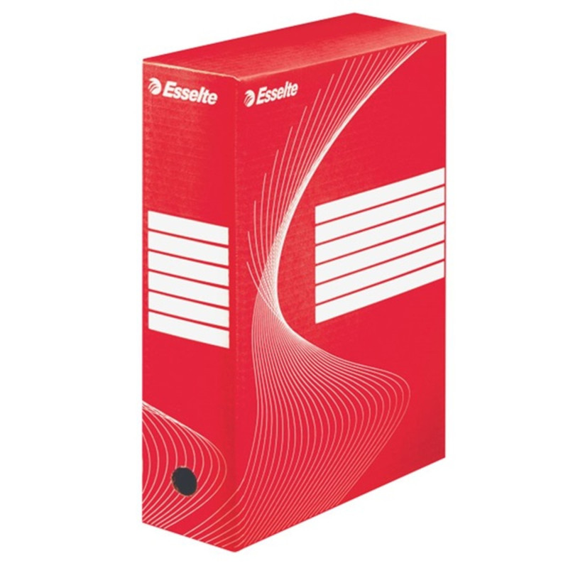 Esselte Boxycolor 10cm piros archiváló doboz Esselte Boxycolor 10cm piros archiváló doboz