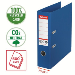 Esselte No.1 A4 75mm kék CO2 semleges környezetbarát iratrendező