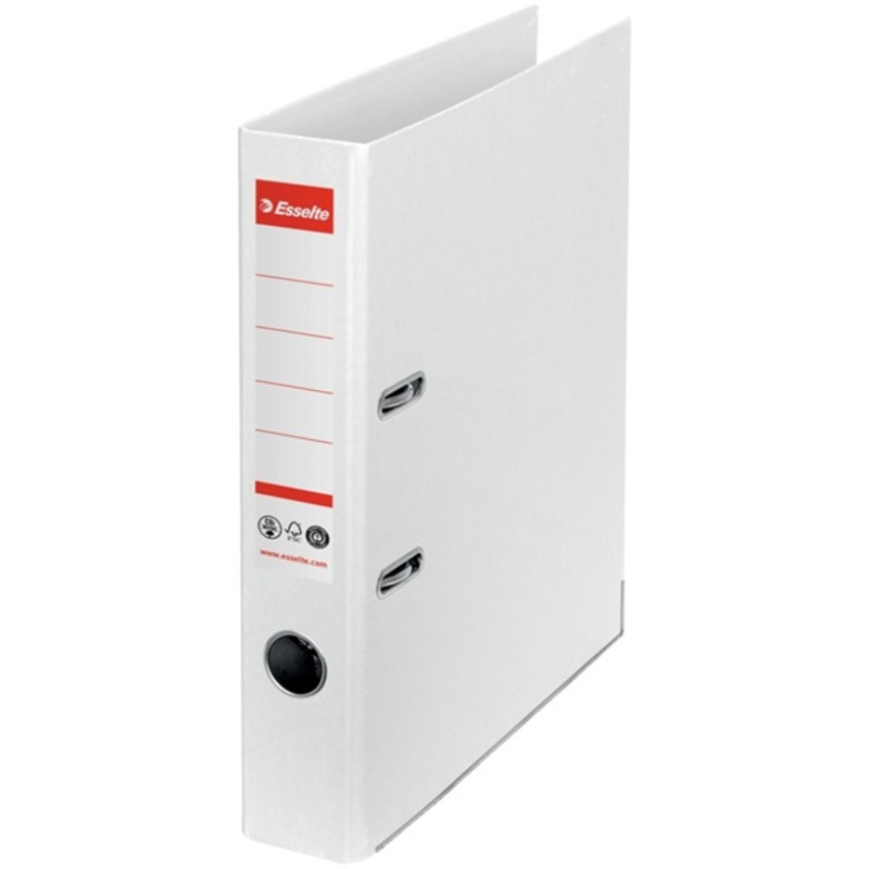 Esselte No.1 A4 50mm fehér CO2 semleges környezetbarát iratrendező Esselte No.1 A4 50mm fehér CO2 semleges környezetbarát iratrendező