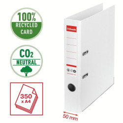 Esselte No.1 A4 50mm fehér CO2 semleges környezetbarát iratrendező