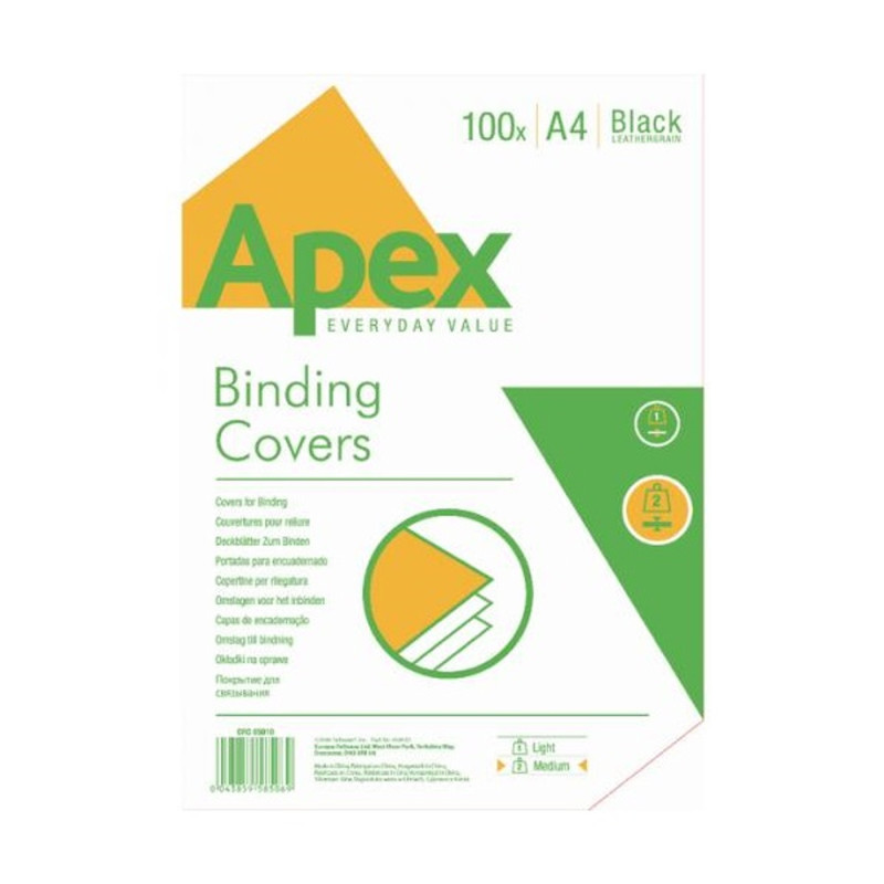 Apex Medium A4 230g 100db-os matt fekete hátlap Apex Medium A4 230g 100db-os matt fekete hátlap