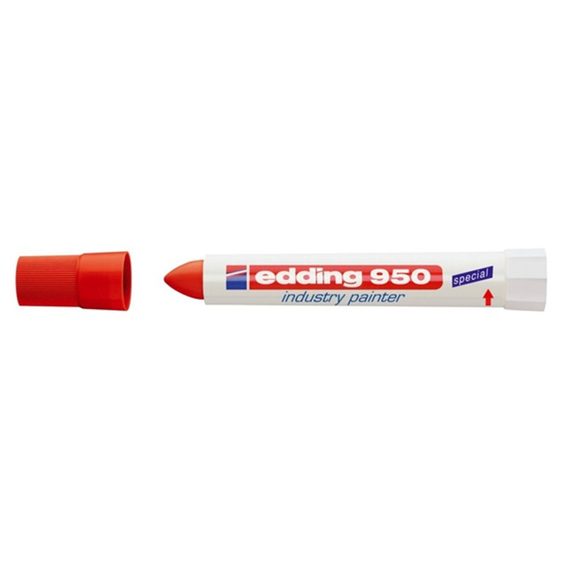 Permanent jelölő marker 10mm, kúpos Edding 950 piros Permanent jelölő marker 10mm, kúpos Edding 950 piros