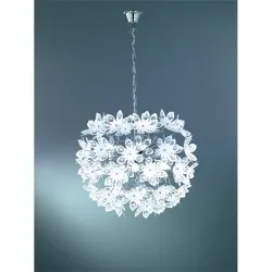 Trio R11905001 Blowball 40W E14 függesztett lámpatest króm