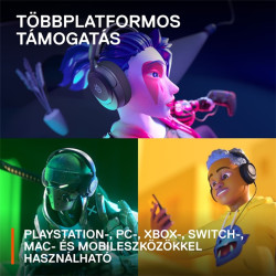 Steelseries Arctis Nova 1P gaming fejhallgató headset fekete