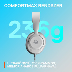 SteelSeries Arctis Nova 1P gaming headset fehér (61612)