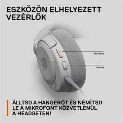 SteelSeries Arctis Nova 1P gaming headset fehér (61612)