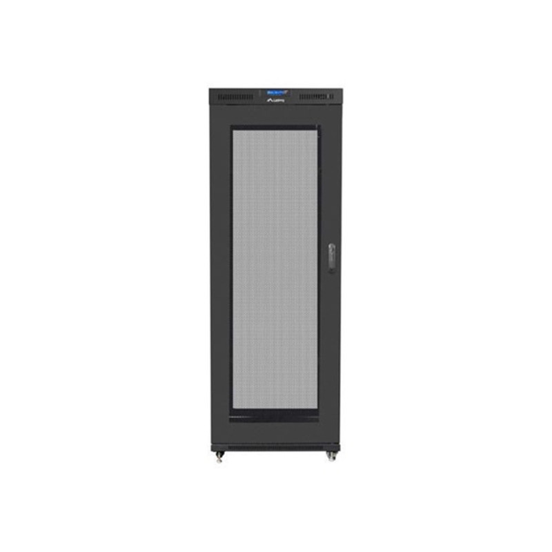 LANBERG FF01-8027-23BL free-standing rack 19inch self-assembly flat pack 27U/800x1000mm black mesh door LCD LANBERG FF01-8027-23BL free-standing rack 19inch self-assembly flat pack 27U/800x1000mm black mesh door LCD
