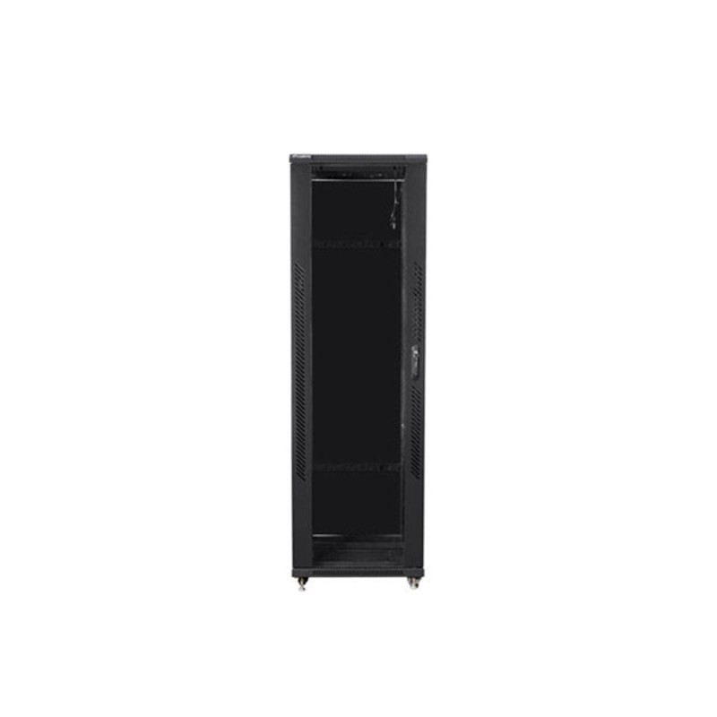 Lanberg FF01-8842-12B 19" 42U SZÉL:800 MÉLY:800 MAG:2047 lapraszerelt üvegajtós fekete rack szekrény Lanberg FF01-8842-12B 19" 42U SZÉL:800 MÉLY:800 MAG:2047 lapraszerelt üvegajtós fekete rack szekrény