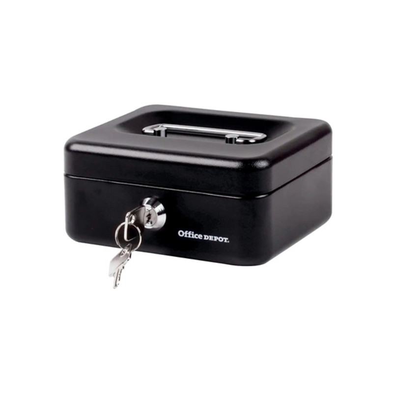 Office Depot mini fekete pénzkazetta Office Depot mini fekete pénzkazetta