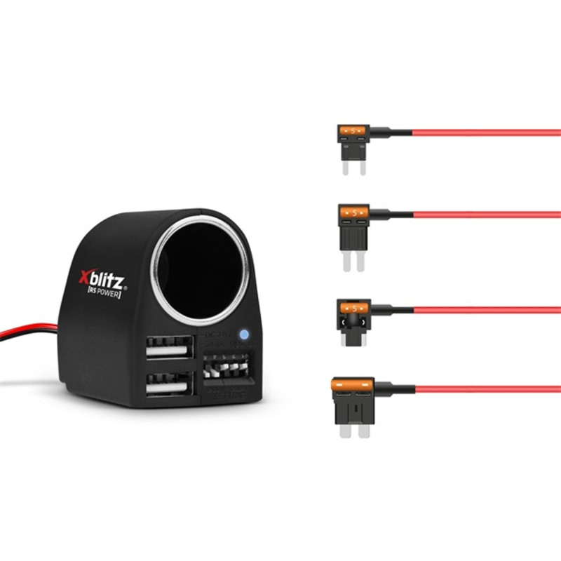 Xblitz R5 multifunkciós fekete autós gyorstöltő Xblitz R5 multifunkciós fekete autós gyorstöltő