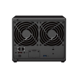 SYNOLOGY NAS 4 Fiókos AMD Ryzen R1600 2x2,6GHz, 4GB DDR4 ECC, 2x1GbE, 2xUSB3.2 - DS923+