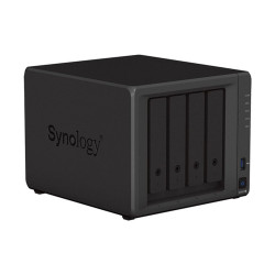SYNOLOGY NAS 4 Fiókos AMD Ryzen R1600 2x2,6GHz, 4GB DDR4 ECC, 2x1GbE, 2xUSB3.2 - DS923+