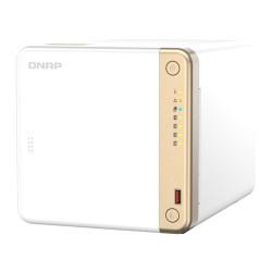 4-Bay desktop NAS, Intel® Celeron® N4505 dual-core, 2GB DDR4 SODIMM RAM (2 x DDR