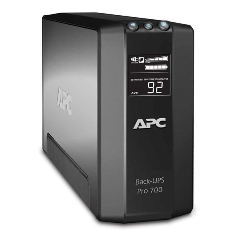 APC BR700G Back UPS 700VA/420W, AVR, LCD 120V bemeneti feszültségű szünetmentes tápegység APC BR700G Back UPS 700VA/420W, AVR, LCD 120V bemeneti feszültségű szünetmentes tápegység