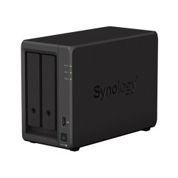 SYNOLOGY NAS 2 fiókos AMD Ryzen R1600 2x2,6GHz, 2GB DDR4 RAM, 2x1000Mbit, 1xUSB3.2Gen1 - DS723+