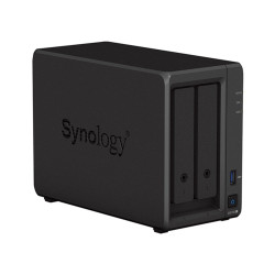 SYNOLOGY NAS 2 fiókos AMD Ryzen R1600 2x2,6GHz, 2GB DDR4 RAM, 2x1000Mbit, 1xUSB3.2Gen1 - DS723+