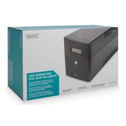 DIGITUS UPS Line-Ineractive LCD 2000VA/1200W szünetmentes tápegység  (DN-170076)