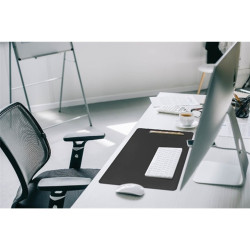 Durable  530x400mm lekerekített szélű fekete asztali könyöklő