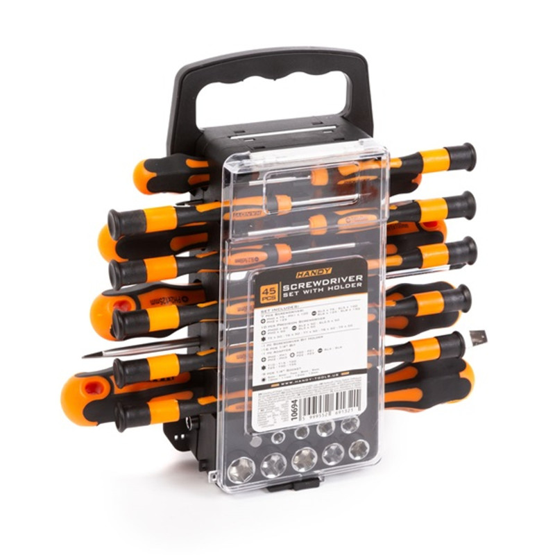 Handy 10694 45 részes csavarhúzó készlet hordozótáskával Handy 10694 45 részes csavarhúzó készlet hordozótáskával