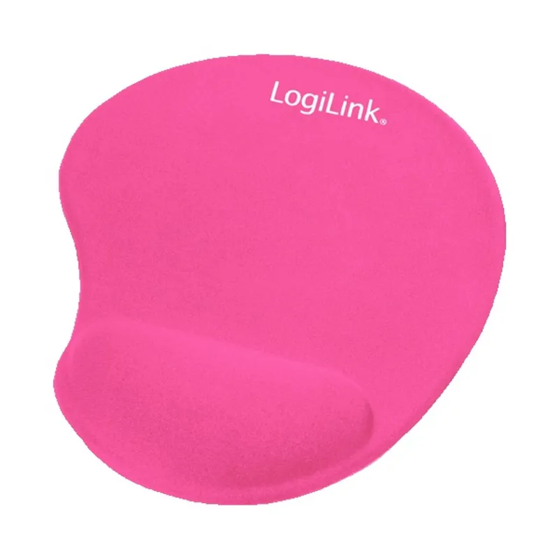 Egérpad LogiLink ID0027P zselés csuklótámaszos pink Egérpad LogiLink ID0027P zselés csuklótámaszos pink