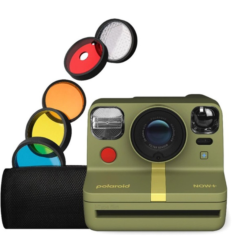 Polaroid Now+ Gen 2 zöld instant fényképezőgép Polaroid Now+ Gen 2 zöld instant fényképezőgép