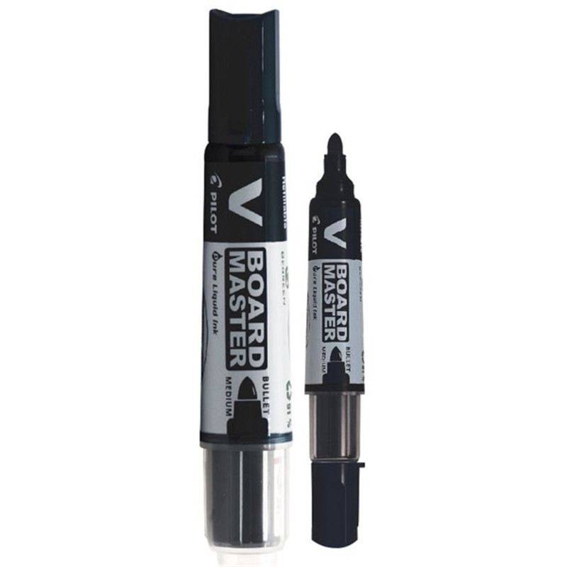 Pilot BeGreen V-Board Master 10 db/csomag fekete táblamarker Pilot BeGreen V-Board Master 10 db/csomag fekete táblamarker