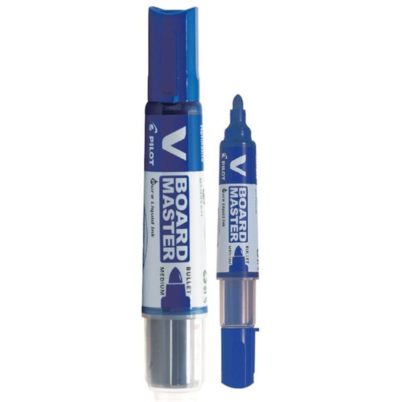 Pilot BeGreen V-Board Master 10 db/csomag kék táblamarker Pilot BeGreen V-Board Master 10 db/csomag kék táblamarker