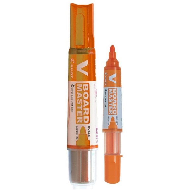 Pilot BeGreen V-Board Master 10 db/csomag narancssárga táblamarker Pilot BeGreen V-Board Master 10 db/csomag narancssárga táblamarker