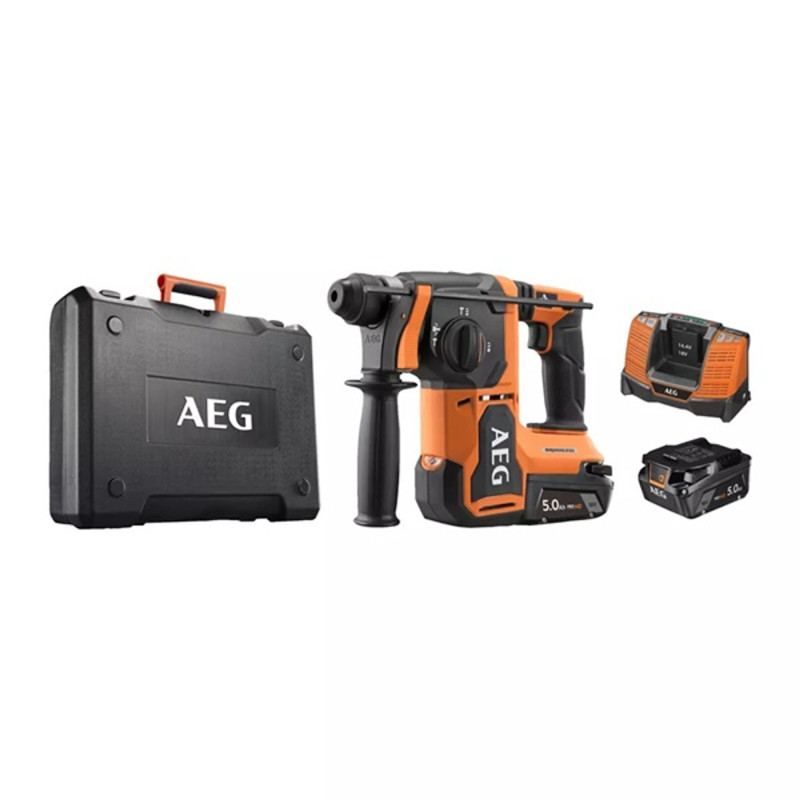 AEG BBH18BL2-502C kompakt akkumulátoros fúrókalapács AEG BBH18BL2-502C kompakt akkumulátoros fúrókalapács
