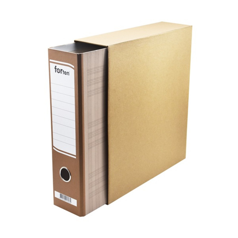 Forten A4 8cm natúr tokos iratrendező Forten A4 8cm natúr tokos iratrendező