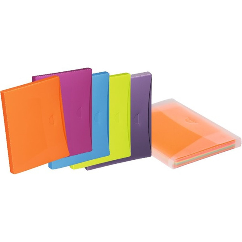 Pagna A4 PP 30mm vegyes színű füzetbox Pagna A4 PP 30mm vegyes színű füzetbox