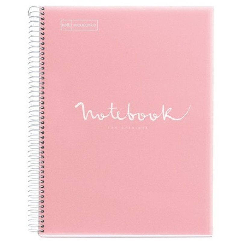 Miquelrius Emotions A5 PP 120 lapos pink kockás spirálfüzet Miquelrius Emotions A5 PP 120 lapos pink kockás spirálfüzet