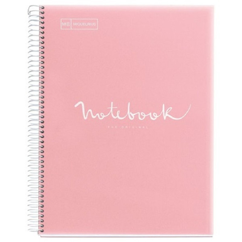 Miquelrius Emotions A5 PP 120 lapos pink vonalas spirálfüzet Miquelrius Emotions A5 PP 120 lapos pink vonalas spirálfüzet
