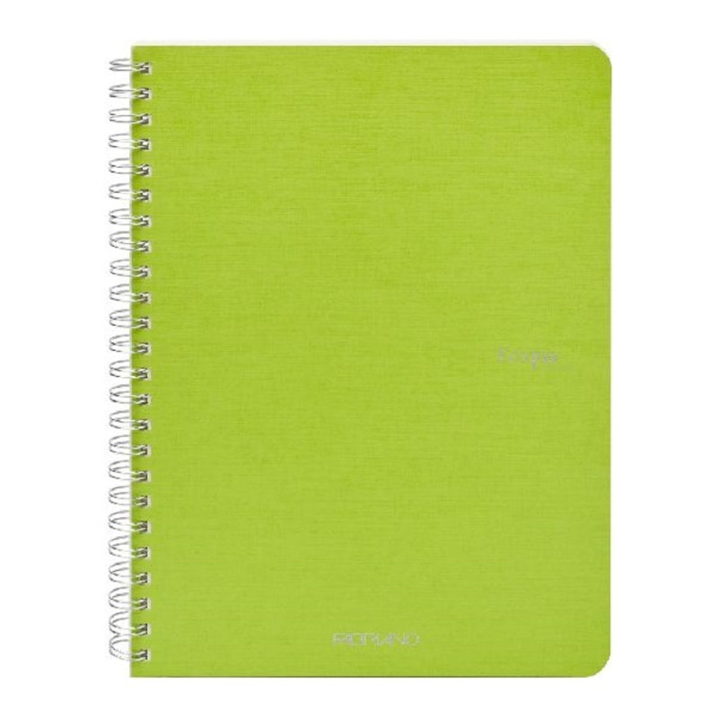 Fabriano Ecoqua A5 70lapos világoszöld kockás spirálfüzet Fabriano Ecoqua A5 70lapos világoszöld kockás spirálfüzet