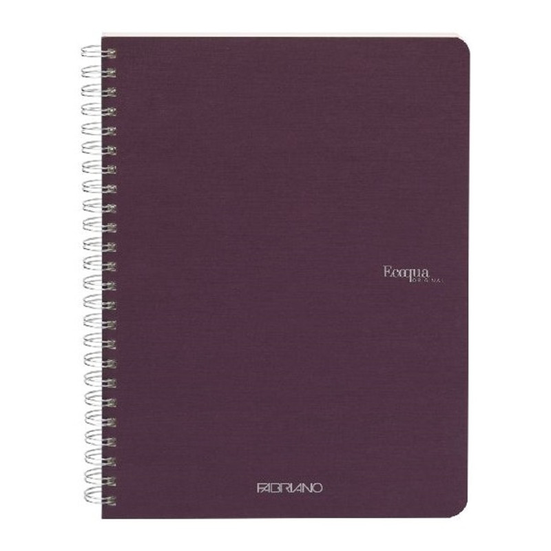 Fabriano Ecoqua A5 70lapos lila kockás spirálfüzet Fabriano Ecoqua A5 70lapos lila kockás spirálfüzet