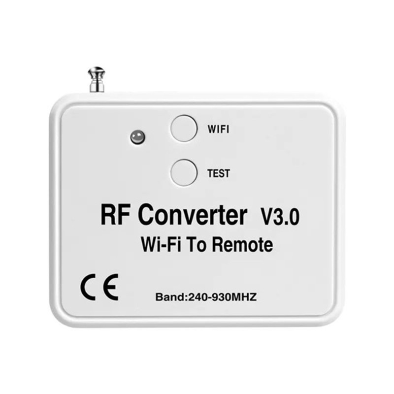 IR WIFI-RF Többfrekvenciás (240-930 MHz) WIFI-RF átalakító IR WIFI-RF Többfrekvenciás (240-930 MHz) WIFI-RF átalakító
