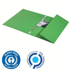Leitz Recycle karbonsemleges karton 3-pólyás mappa zöld (39060055)