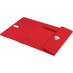 Leitz Recycle karbonsemleges zárható 3-pólyás mappa piros (46220025)