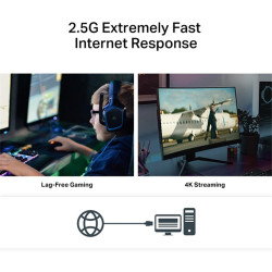 TP-Link TX201 2.5Gbps PCI-E hálózati kártya