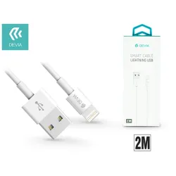 Devia Apple Iphone Lightning USB adat- és töltőkábel 2m fehér