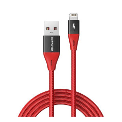 Blitzwolf BW-MF10 Pro Red USB/Lightning adat- és töltőkábel 1,8m Red